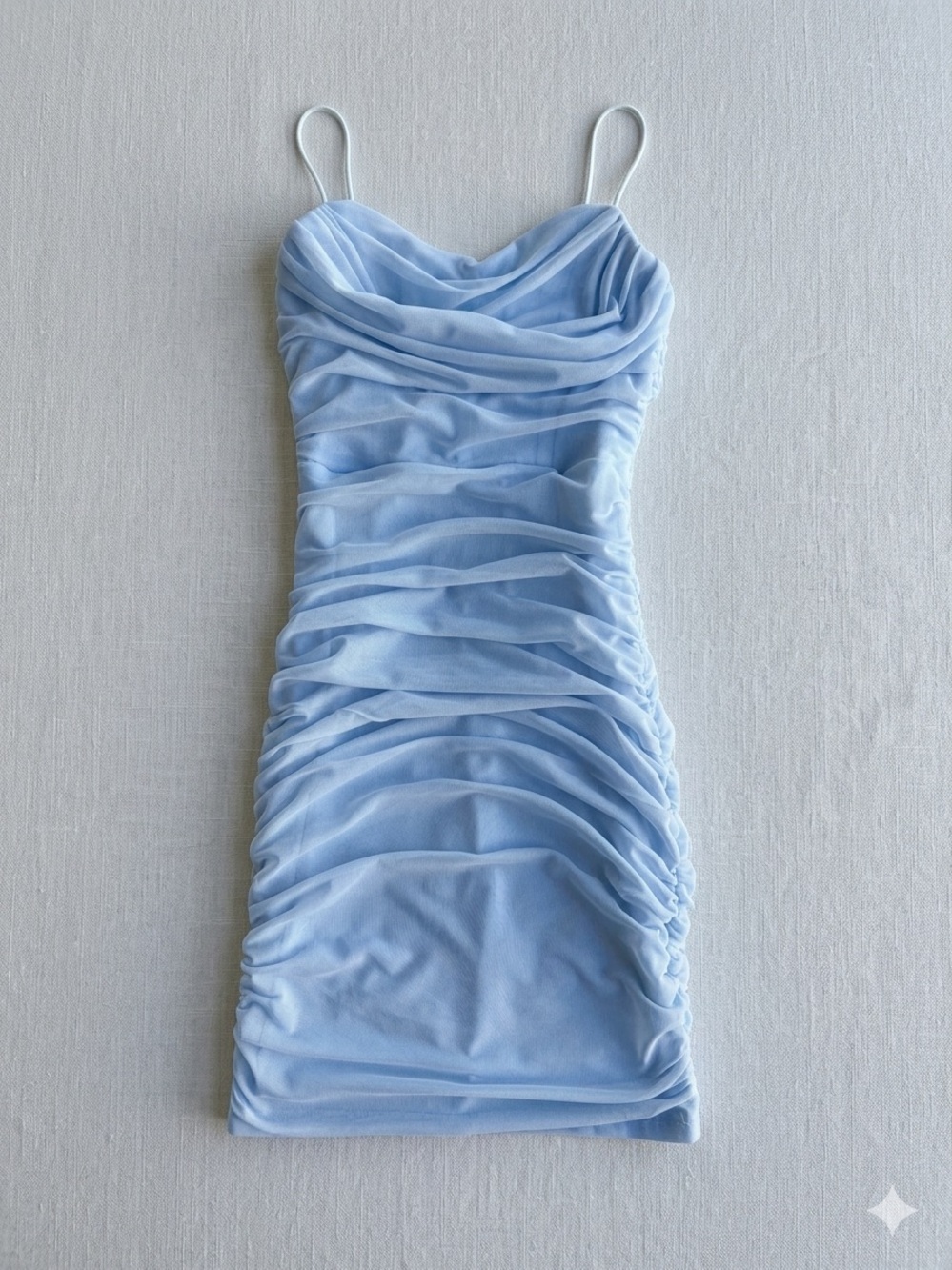Princess Polly Baby Blue Bloom Mini Dress Size 0 Coquette Feminine Rush